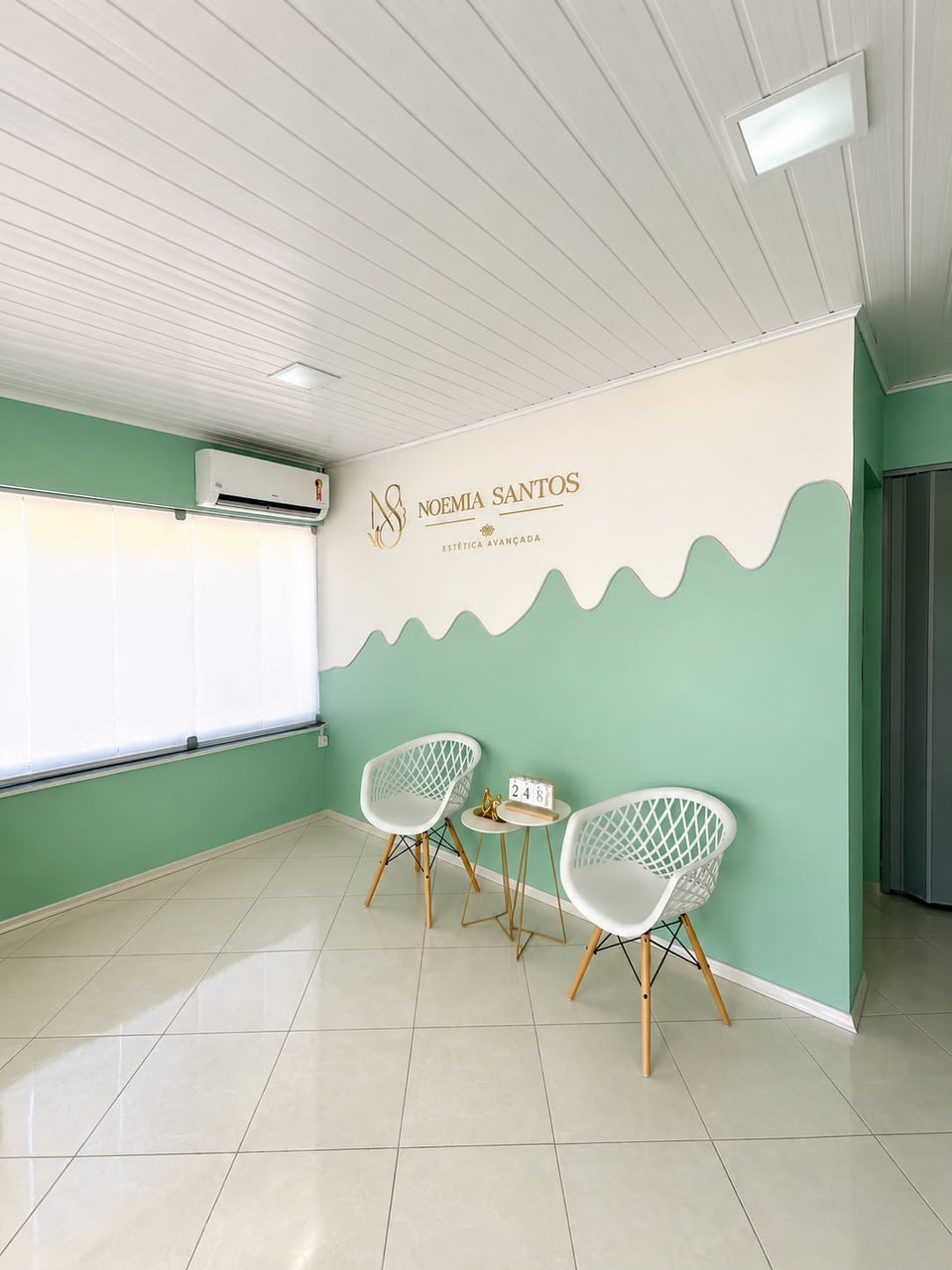 Recepção do espaço Noemia Santos Estética Avançada